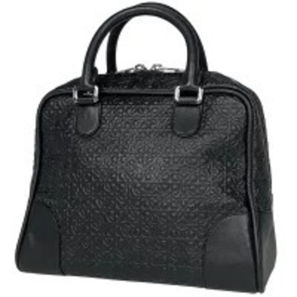 LOEWE Anagram 2way Shoulder Bag Leather Black